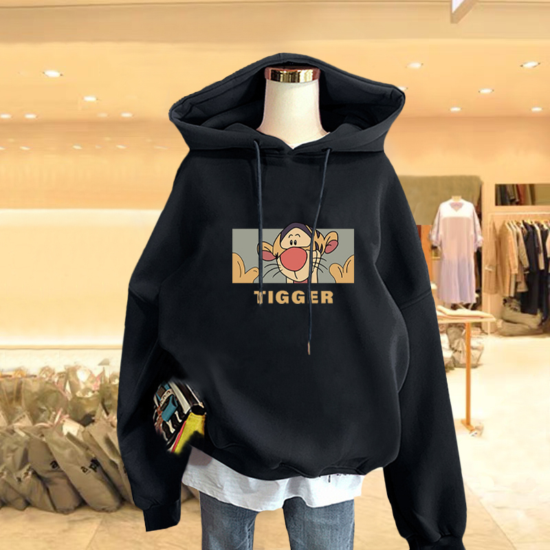 加絨250g / 大衛衣連帽秋冬款衛衣女加絨