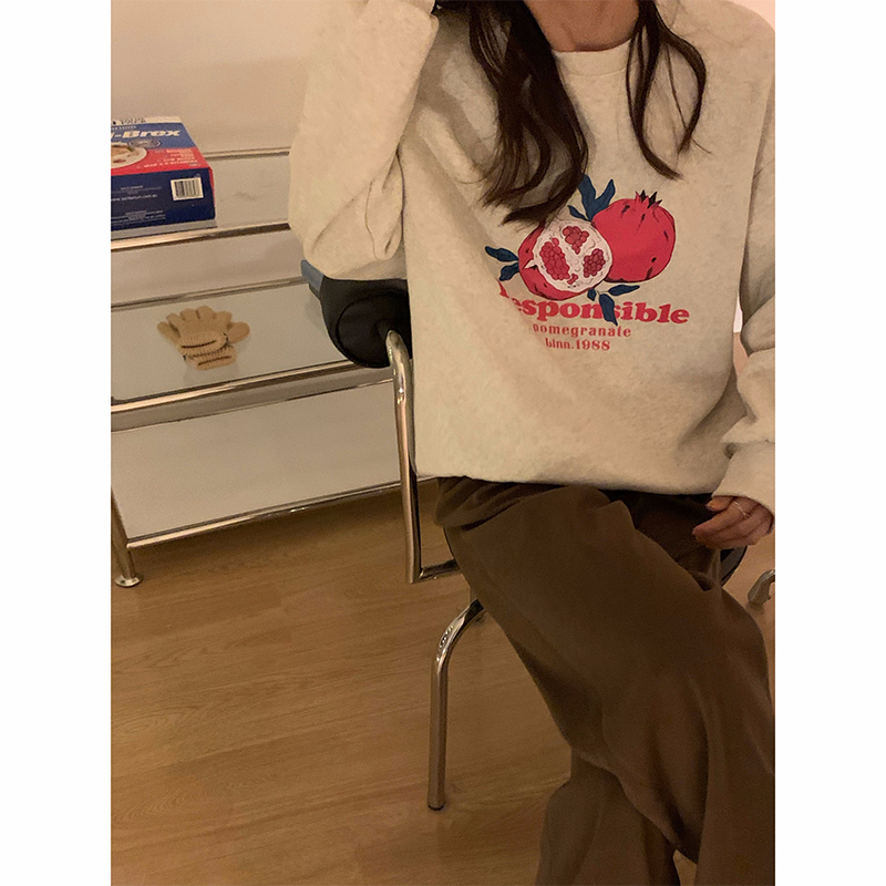 2023年新款寬鬆休閒  秋裝薄款衛衣女大碼 後包領 拉肩線 M-XXXL