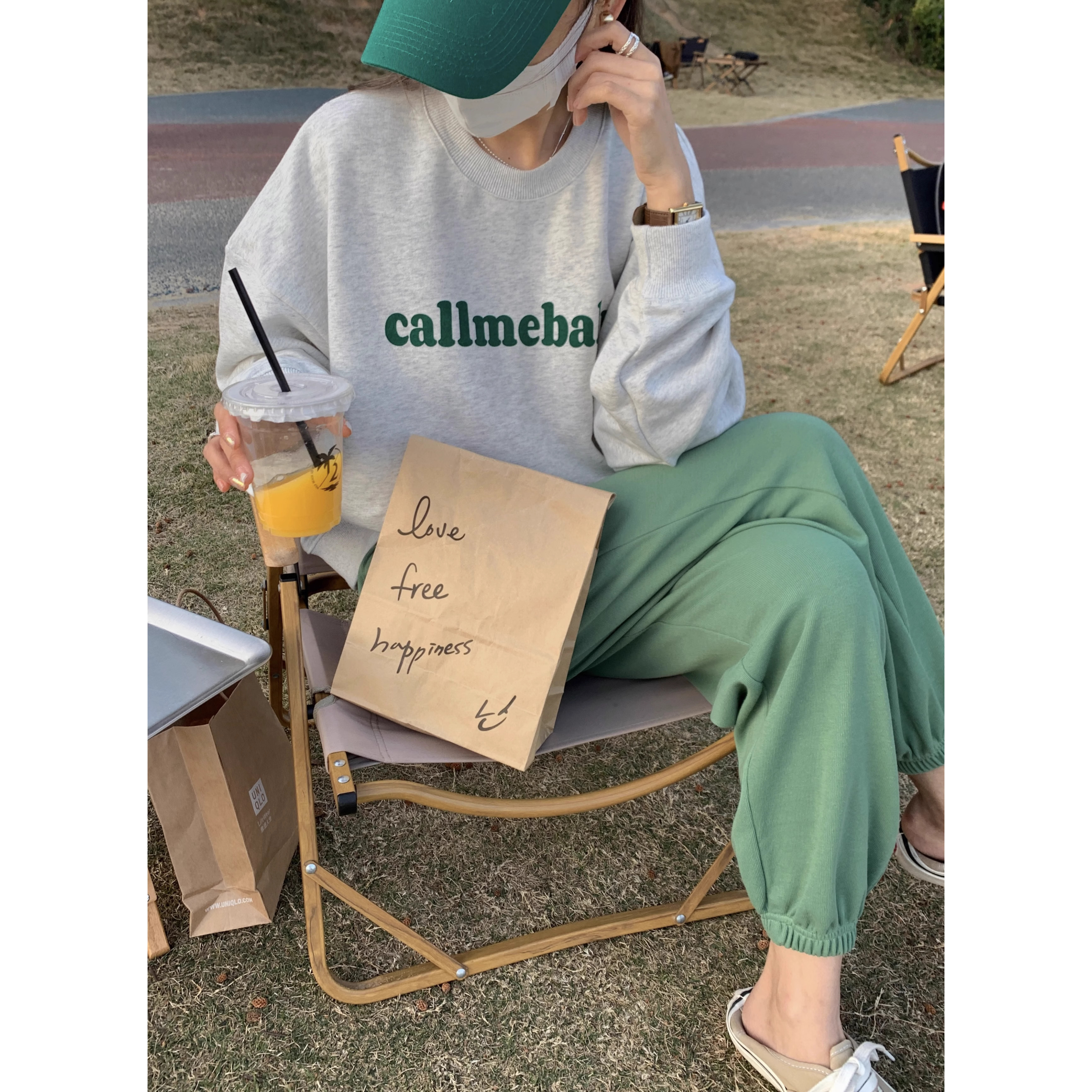 2023新款華棉複合薄款310克/加絨410克 秋冬裝衛衣女印花寬鬆大碼