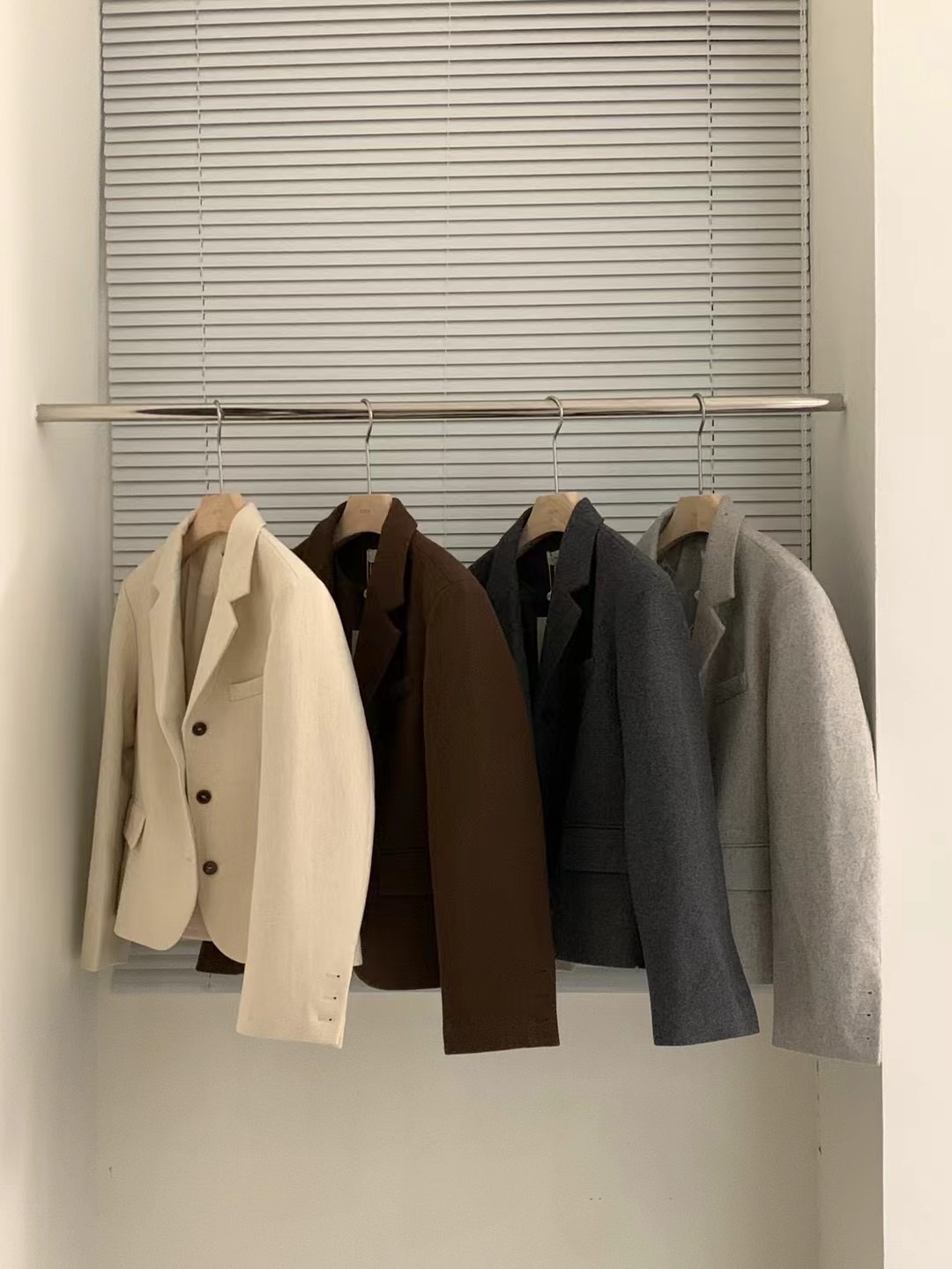 2023 Autumn and Winter New Retro Simple Versatile Small Fragrance Style Blazer Top