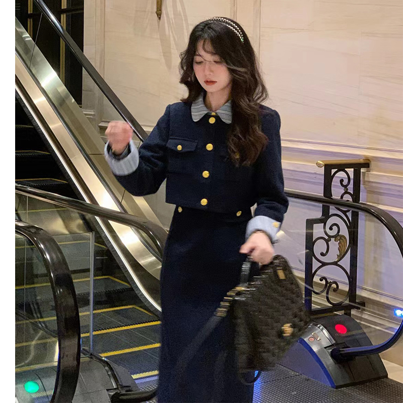 鹿阿姨卓叔叔◆35元專屬券頁面領取 英倫風小眾氣質時尚套裝女秋