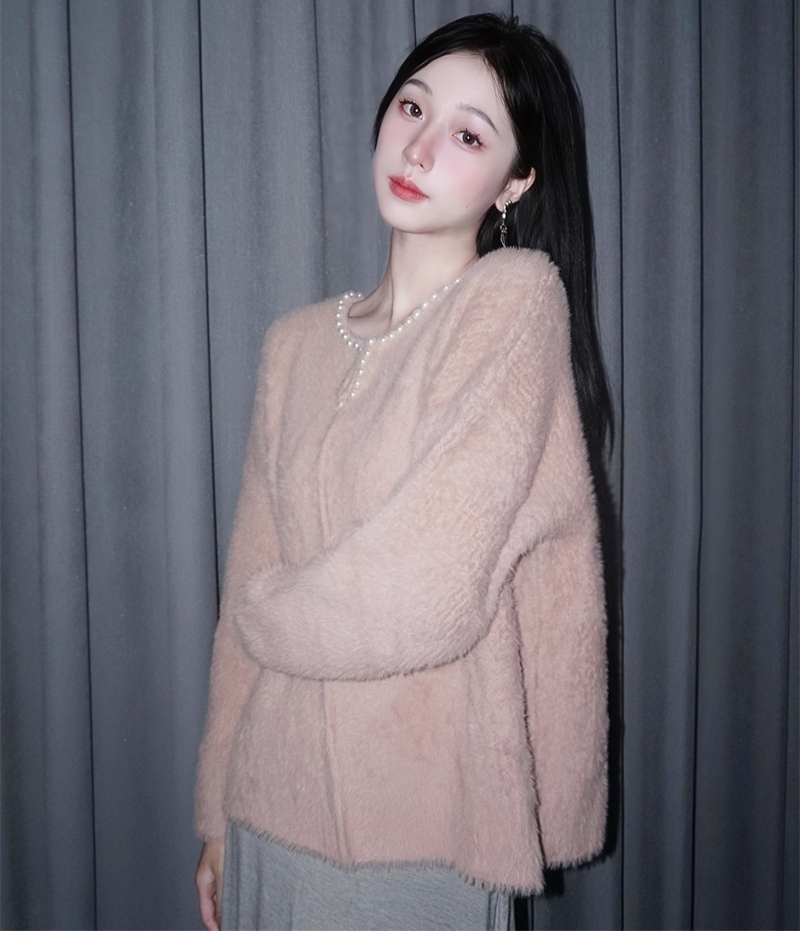 2023實拍新款針織衫女韓國東大門網紅同款GLYP潮牌休閒毛衣女