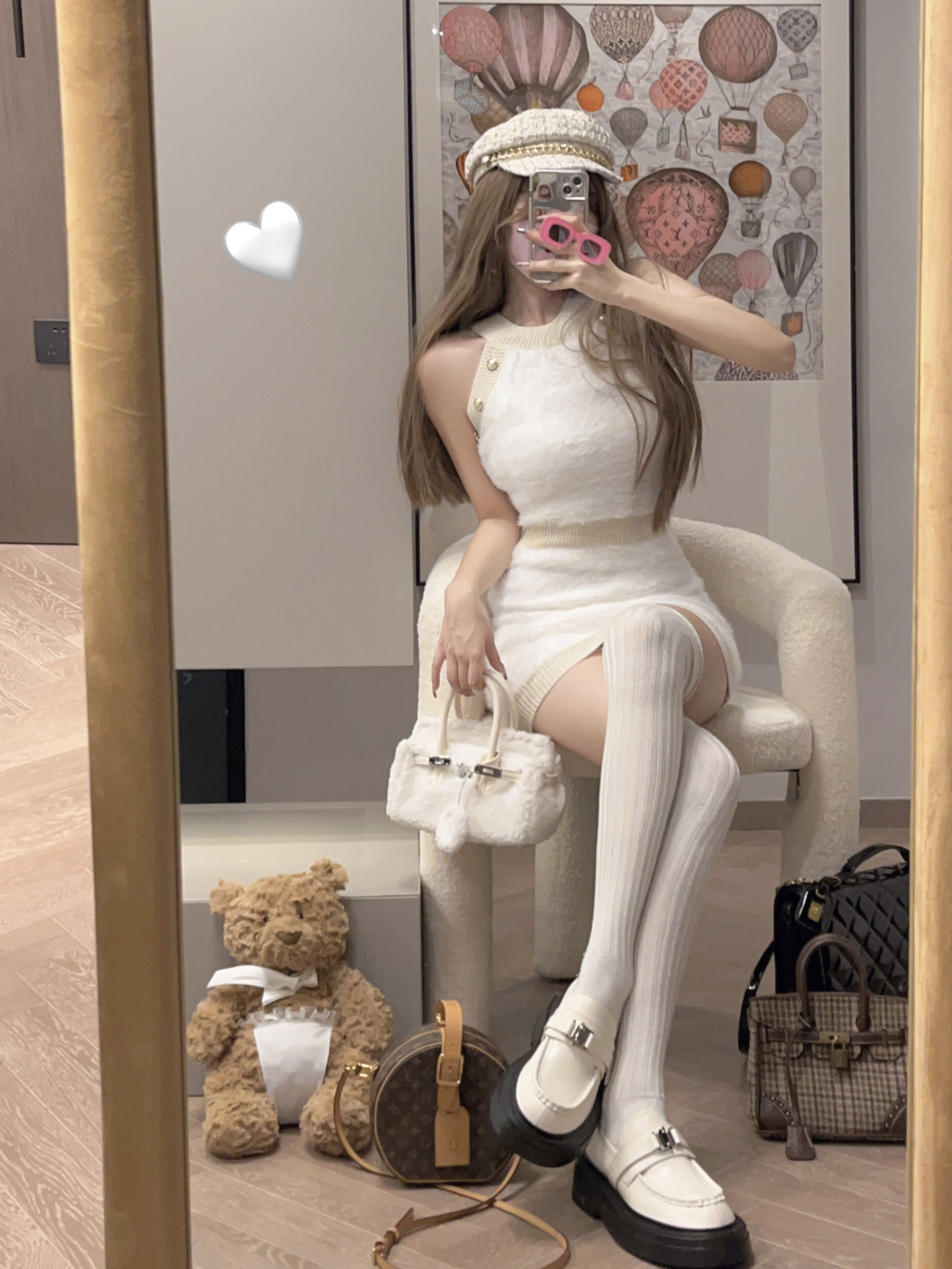 Real shot~Pure and sexy sexy hip-hugging slim fit metal button knitted sweater vest skirt bottoming dress