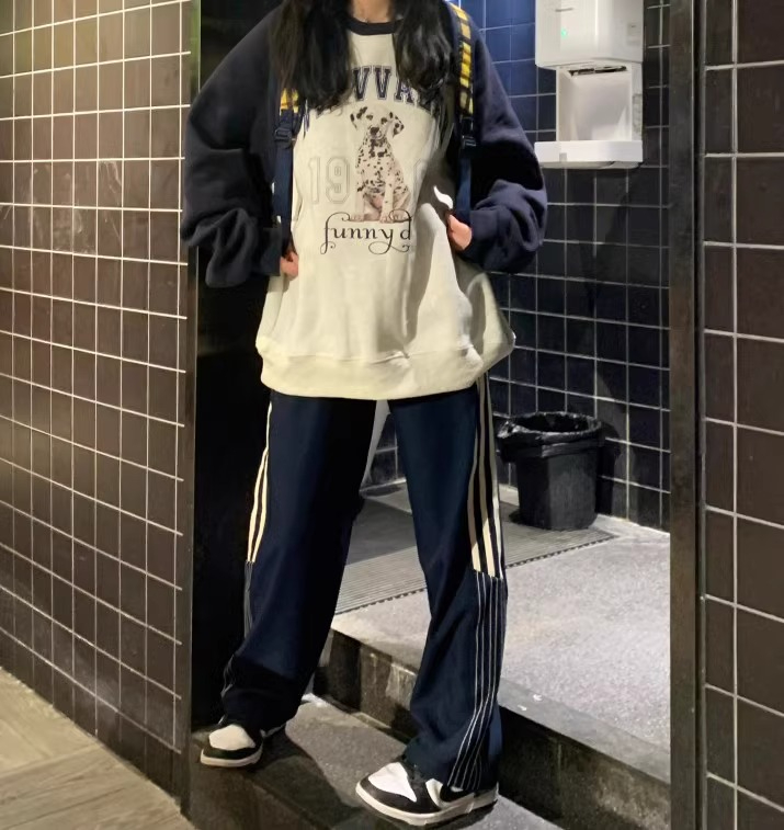 純棉華棉複合300克 六片褲原版做法潮牌運動褲女