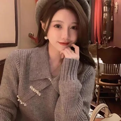 慵懶風毛衣女秋冬設計感法式復古針織衫初戀名媛溫柔外穿洋氣上衣