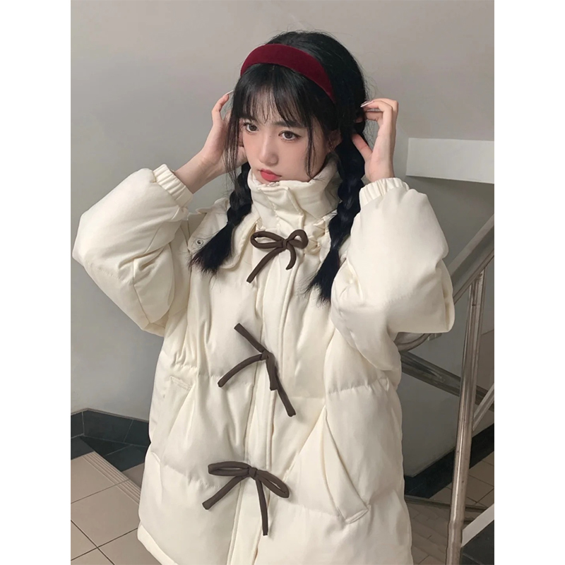 2023 new winter coats and cotton-padded jackets for women with a niche design for small people, thickened hooded cotton-padded jackets, Korean-style cotton-padded jackets