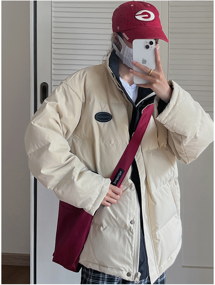Cotton-padded jacket 2023 new winter Korean style gentle small man coat cotton-padded jacket women ins Hong Kong style