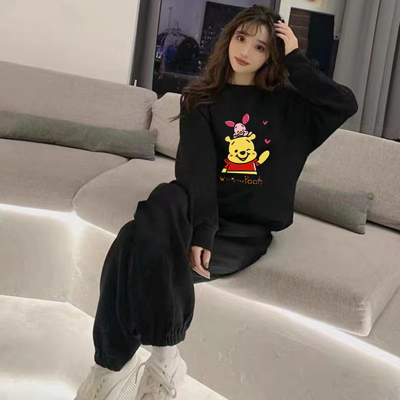 休閒時尚洋氣減齡套裝女春秋薄款2023新款時髦網紅炸街運動兩件套