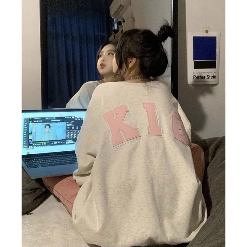 華棉複合牛奶絲310克銀狐絨400克圓領衛衣女