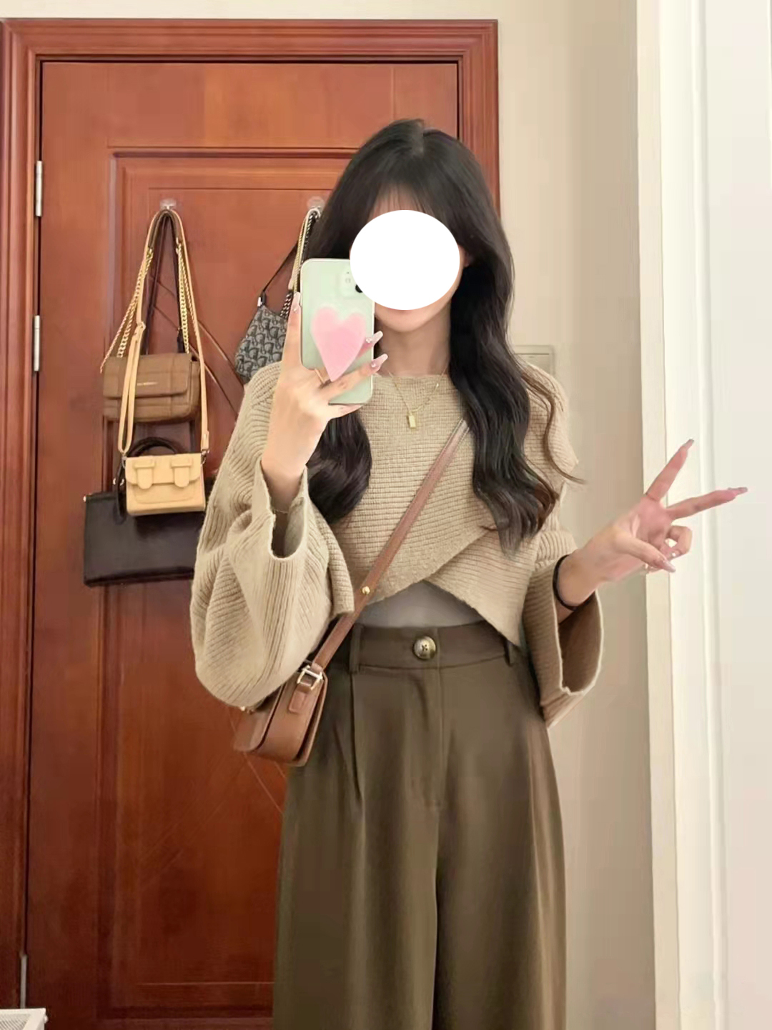 日系慵懶風毛衣女春秋設計感小眾外穿套頭短款針織衫寬鬆溫柔上衣
