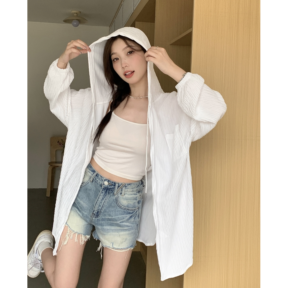 實拍ins超火衛衣女春秋oversize連帽薄款外套韓版潮寬鬆慵懶上衣