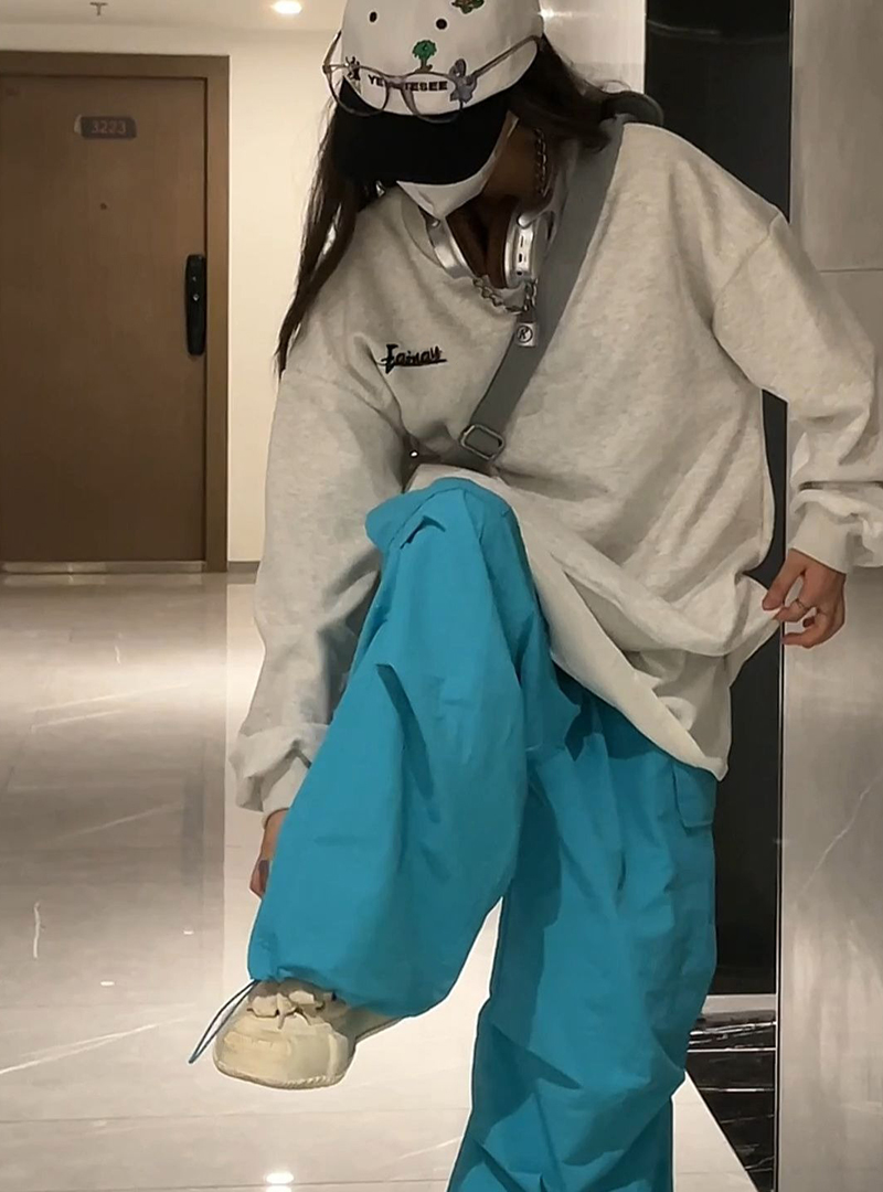 韓版時尚華棉複合薄款310克/加絨410克 秋冬裝衛衣女印花寬鬆大碼