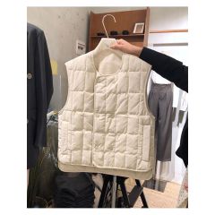 Diamond loose outer wear 2023 autumn and winter cotton vest vest cotton clothing women's trendy Ruili
