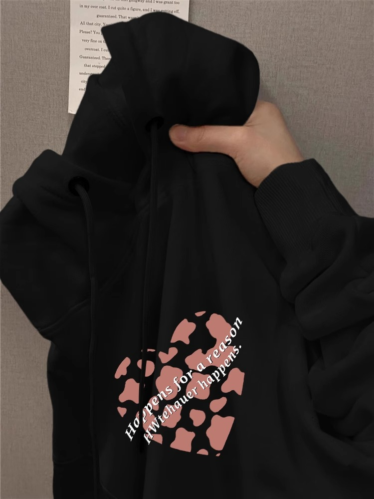 防棉華棉複合牛奶絲300克/銀狐絨400克連帽衛衣女