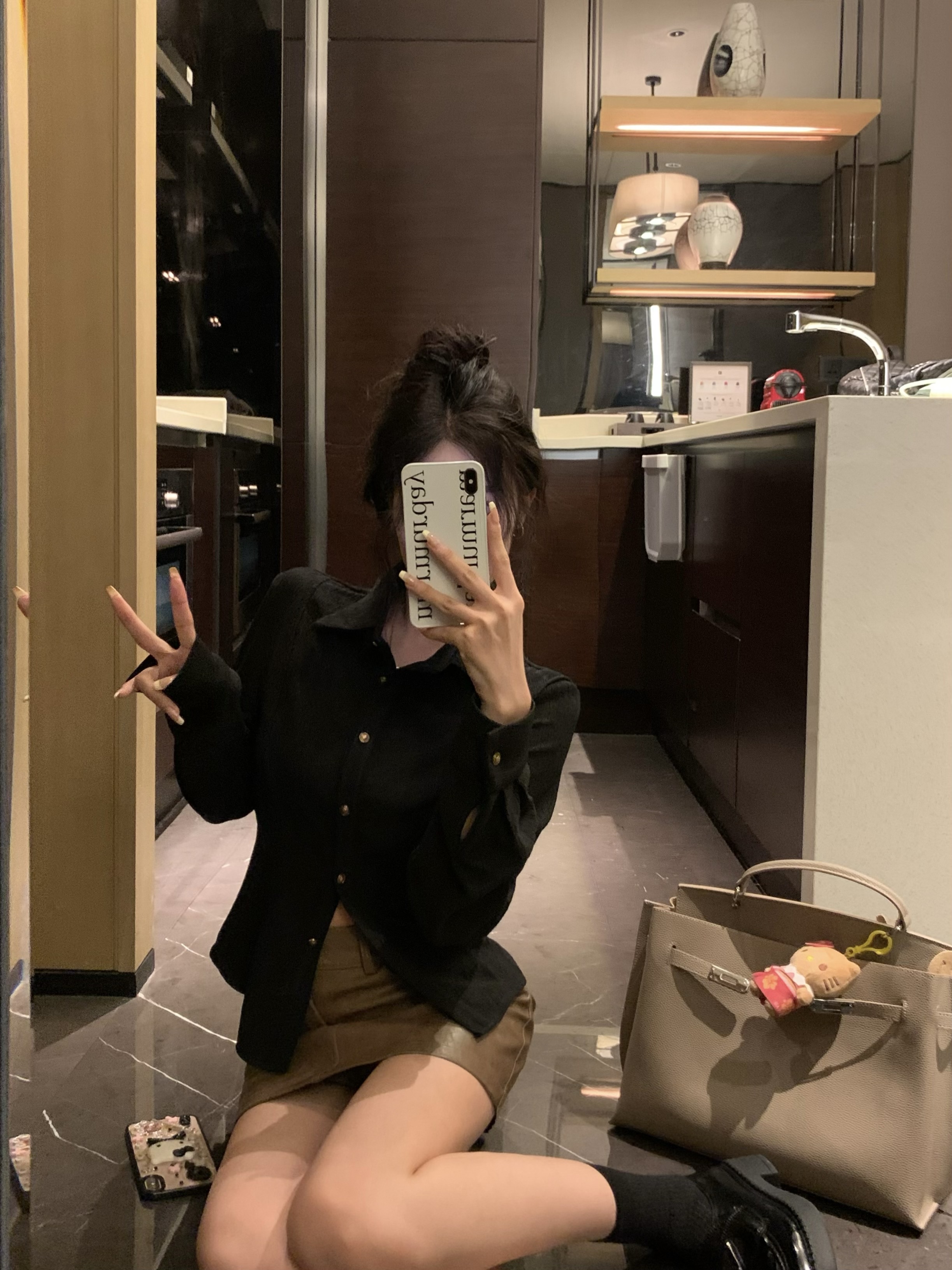 實拍 復古修身顯瘦簡約百搭長袖襯衫開衫