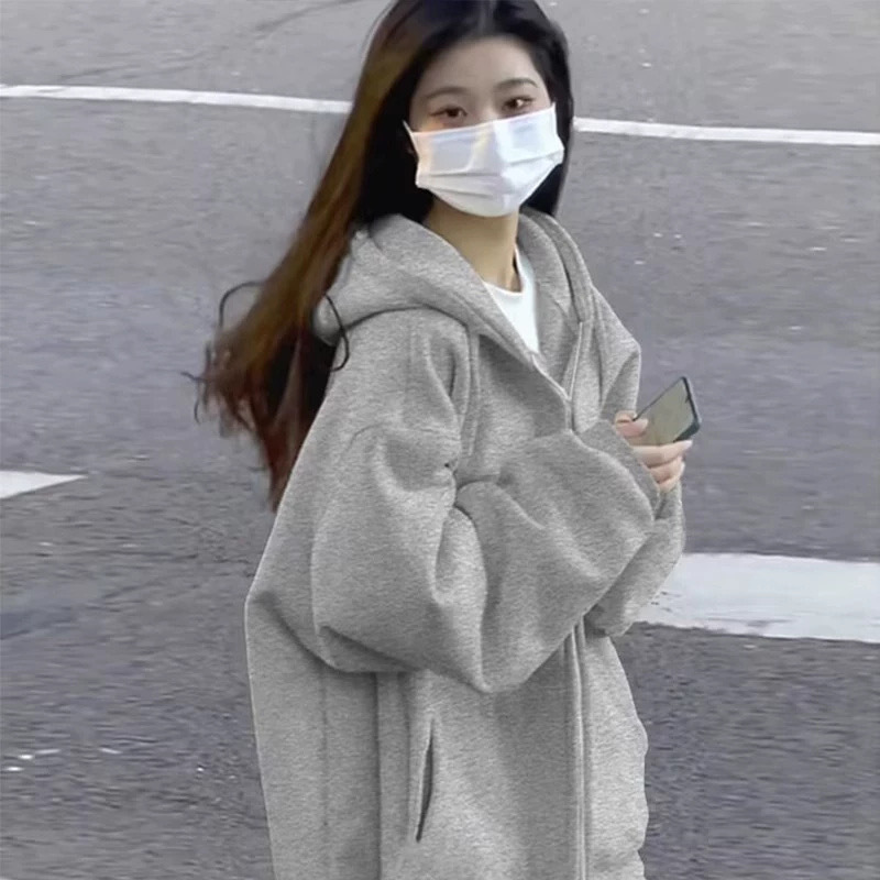 溫柔風香芋紫針織開衫上衣女秋冬2023新款小個子寬鬆顯瘦毛衣外套