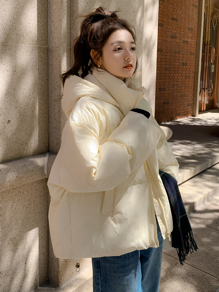 Small women's winter 2023 new Korean design down cotton coat short cotton jacket