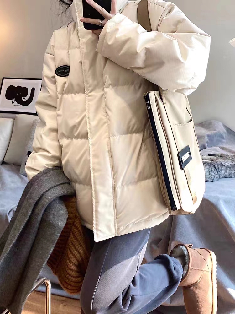 New winter down-padded jacket for women, short Korean version, fashionable loose thickened cotton-padded jacket, casual jacket