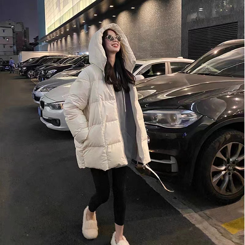 Women's mid-length winter new cotton-padded jacket ins bread coat student loose bf down jacket women's cotton-padded jacket