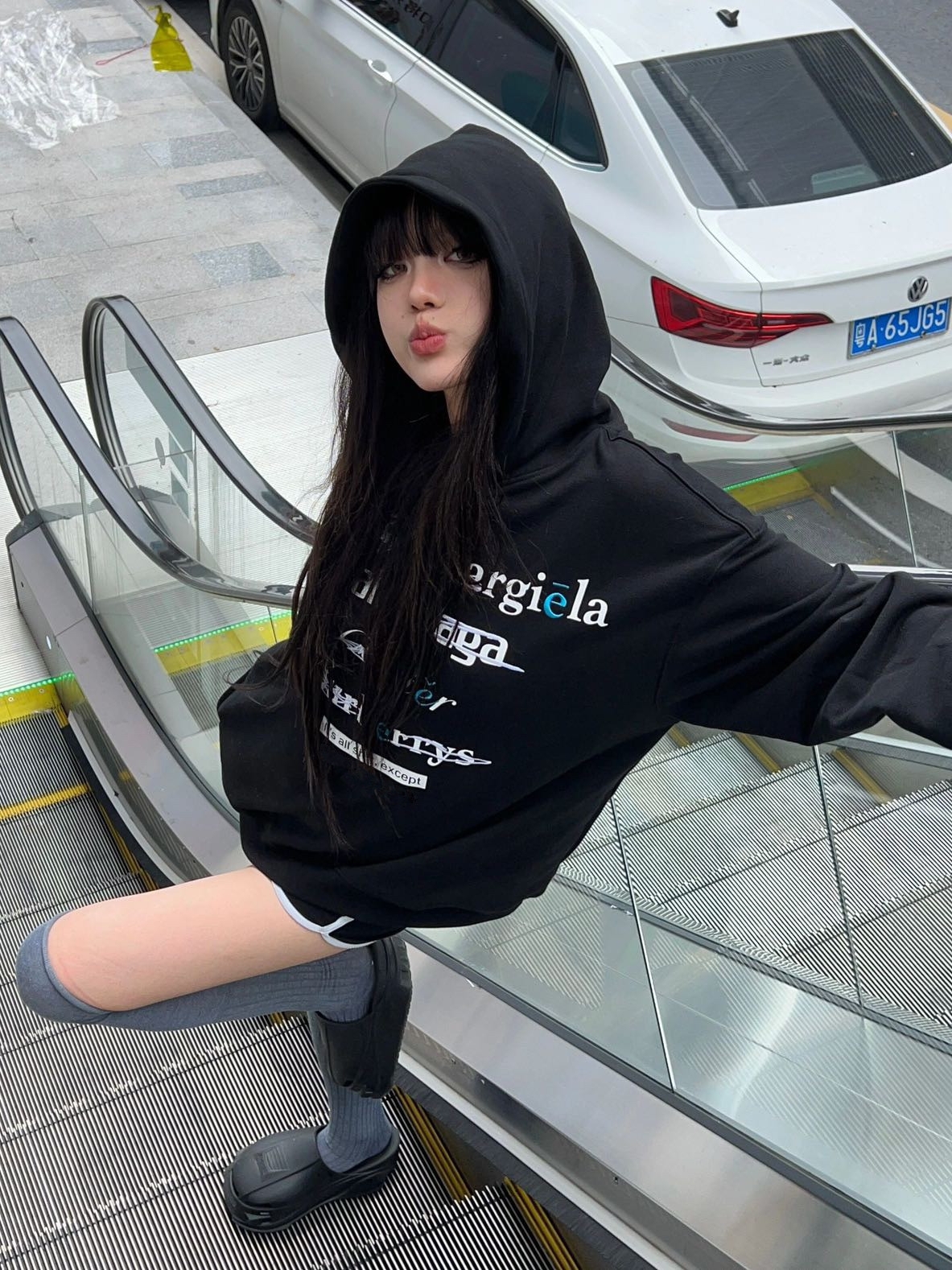 國潮美式復古字母印花加絨連帽衛衣男女情侶寬鬆街頭小眾上衣秋冬