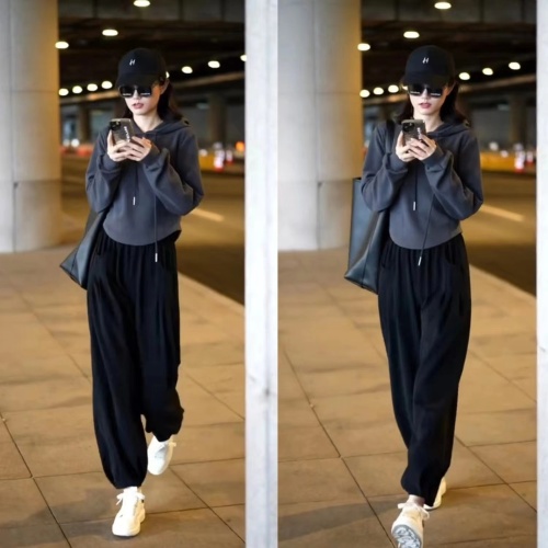 Women's hooded sweatshirt suit 2023 spring and autumn new fashion carrot pants sportswear two-piece set lazy and loose