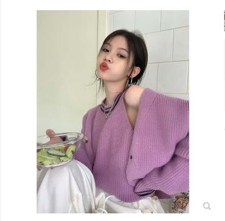 兩件套上衣女秋冬韓系chic溫柔設計感小眾掛脖背心慵懶風毛衣開衫