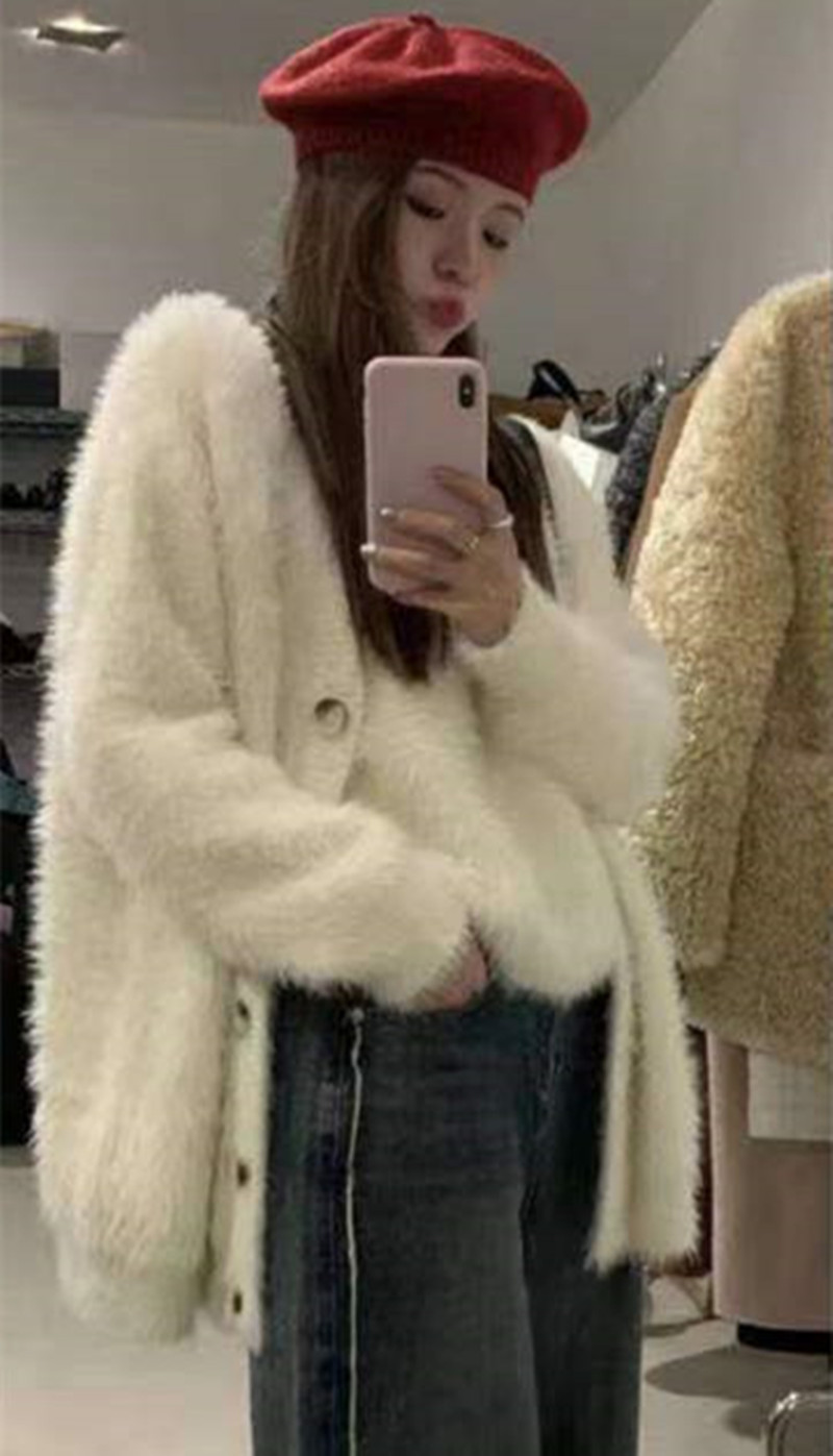 Two-piece set of autumn and winter new knitted sweaters Korean style knitted dress seahorse wool sweater for women