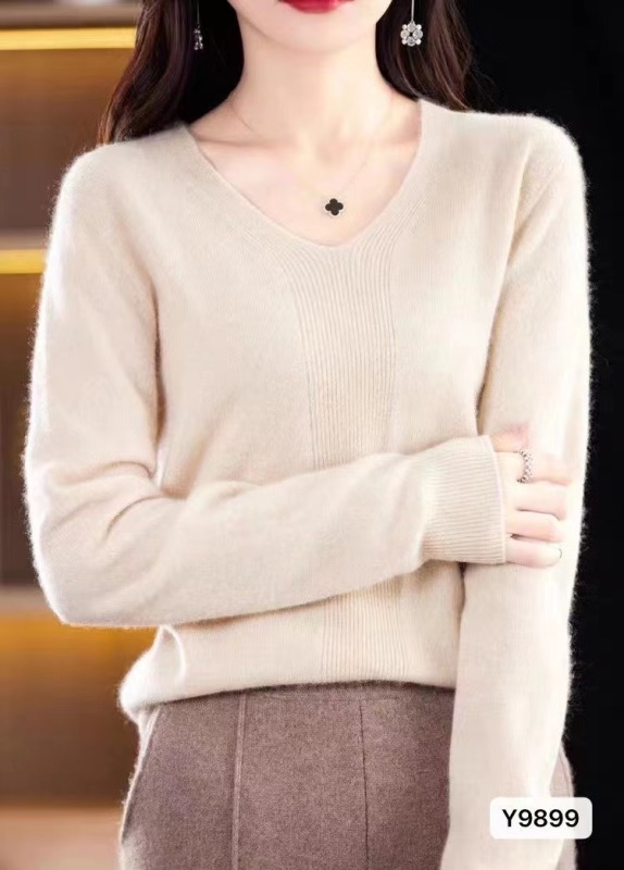 打底衫毛衣女秋冬裝新款韓版修身條紋慵懶風喇叭袖針織衫