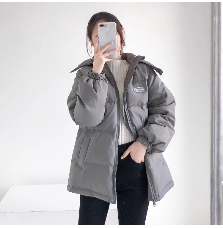 2023 Korean thickened cotton coat winter new women's coat oversize short cotton jacket niche bread coat cotton coat