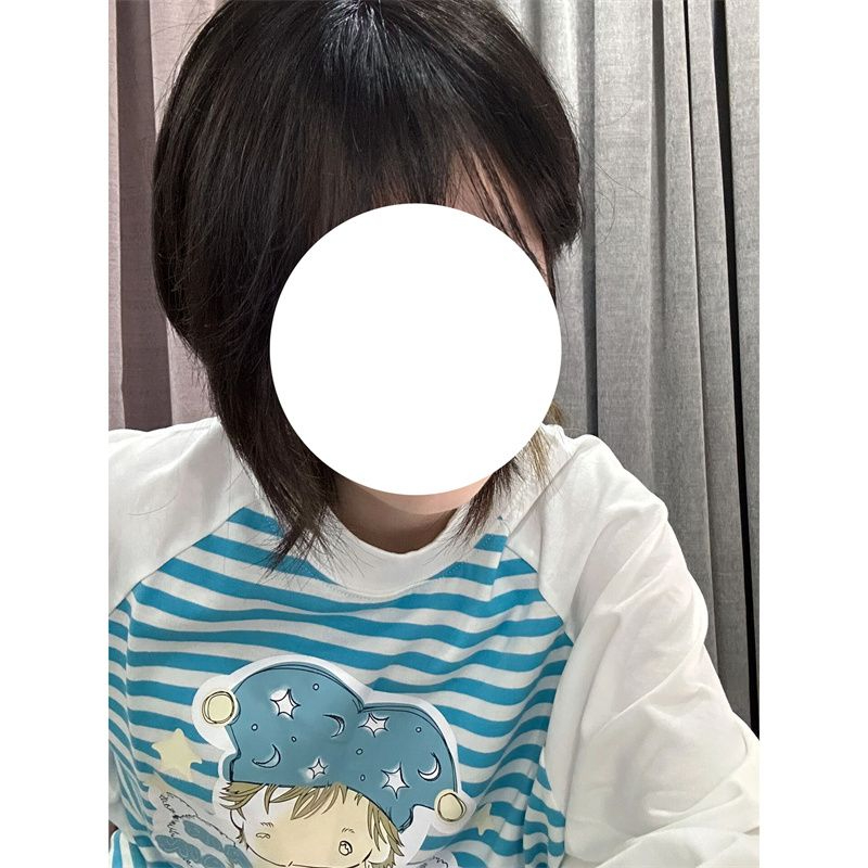 條紋印花圓領薄款衛衣 華棉複合牛奶絲薄款包肩領 棉螺口