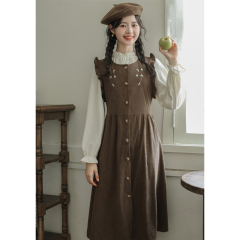 A set of no less than 147 real-shot preppy-style, nature-inspired, girly vest dresses