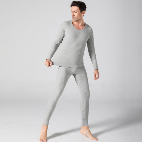 实拍 2023冬男士保暖内衣套装定制高端面料超暖超舒适 绵羊绒