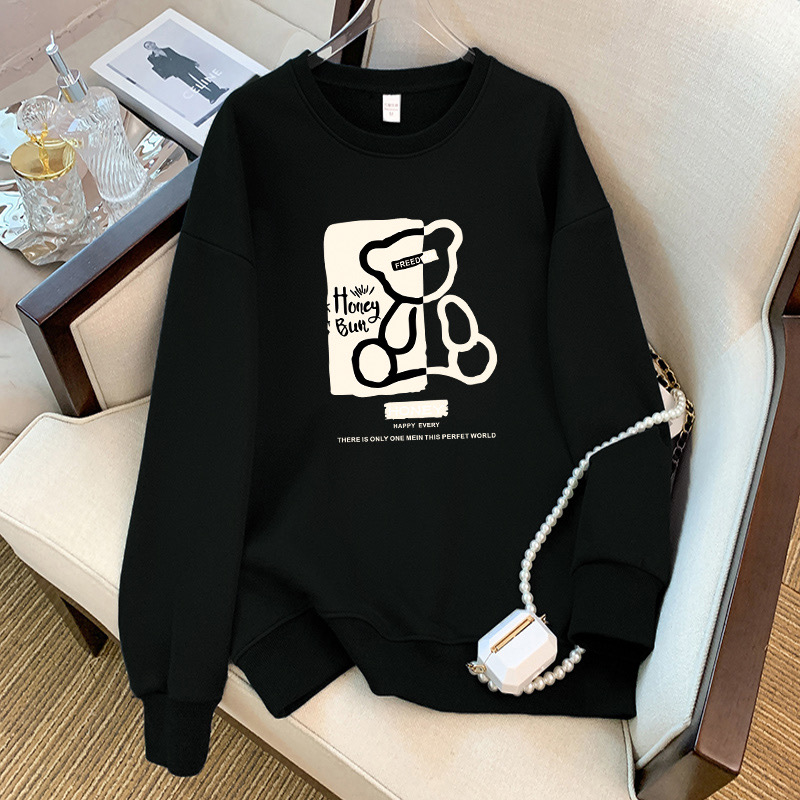 新款秋裝衛衣女春秋款設計感韓版寬鬆休閒過臀上衣