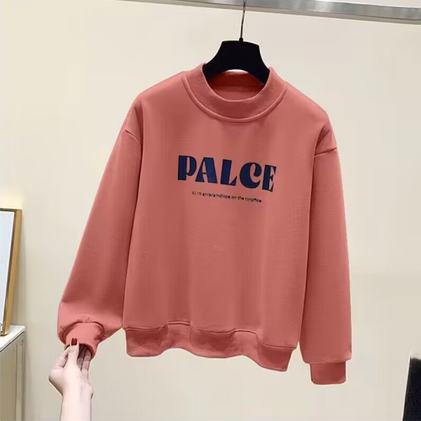 衛衣女秋冬新款休閒百搭時尚潮流寬鬆顯瘦慵懶風圓領上衣服女外穿