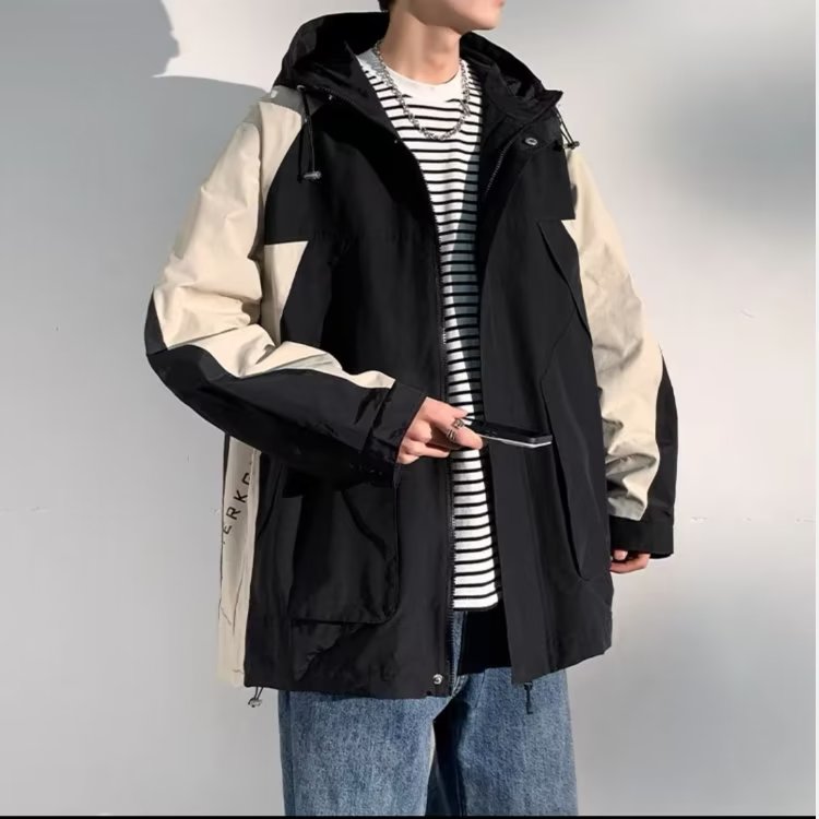 Jackets for men and women in autumn and winter trendy Hong Kong style jackets, loose and casual, new Japanese workwear, trendy and handsome jackets