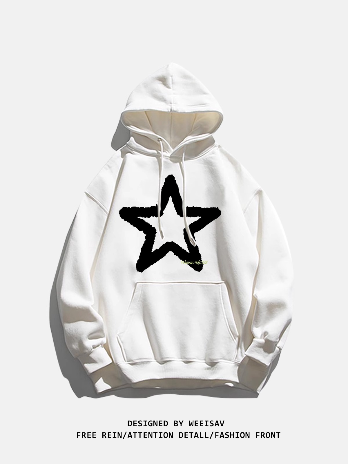 Chinese cotton composite milk silk 310g silver fox velvet 400g hooded sweatshirt for women