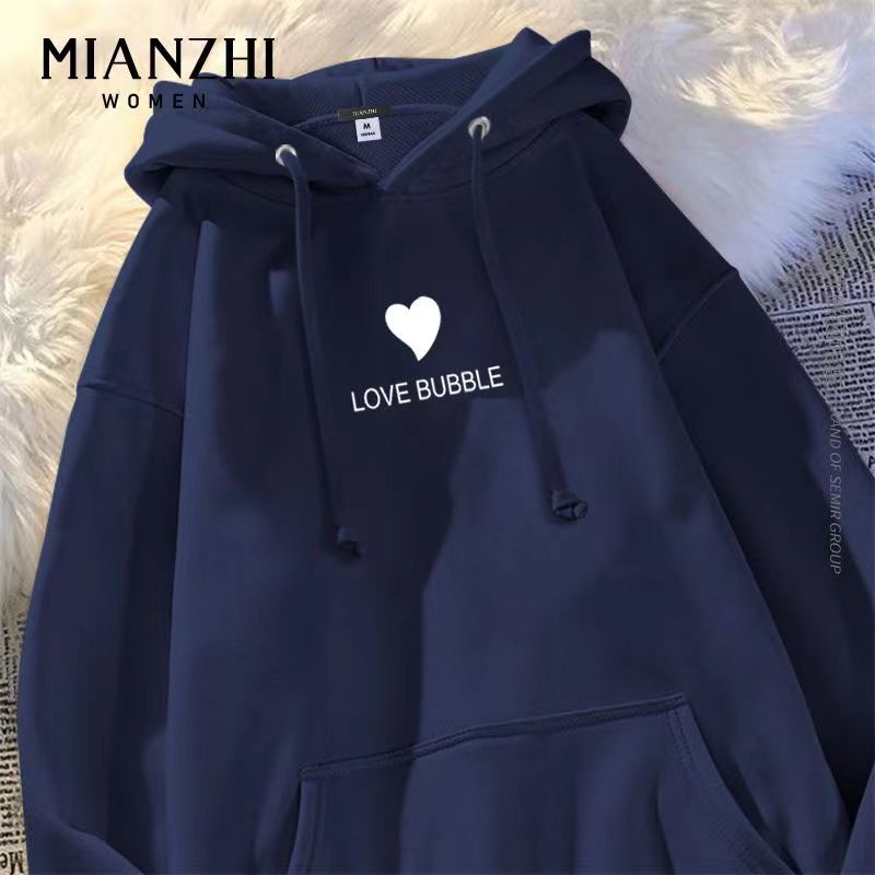 Chinese cotton composite milk silk 310g silver fox velvet 400g hooded sweatshirt for women