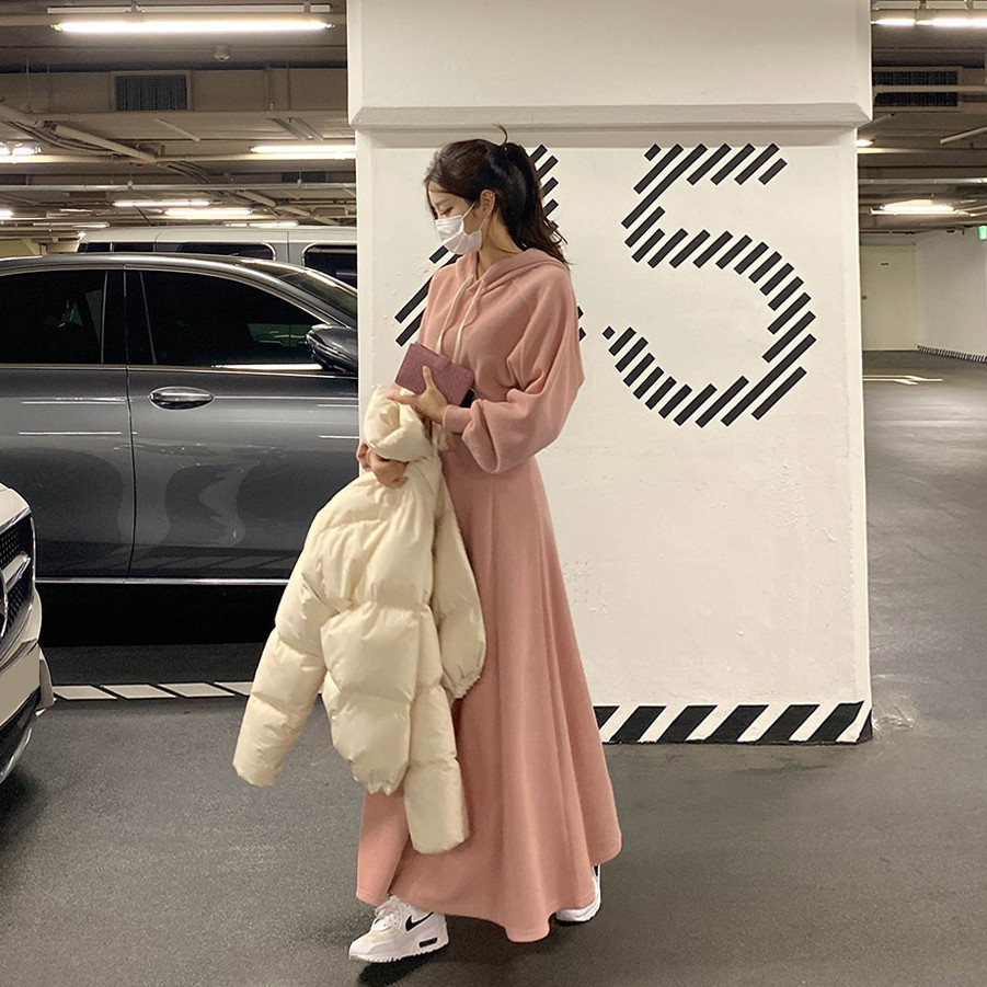 Casual sports suit 2023 autumn and winter new women's hooded sweatshirt high waist Aa skirt fashionable two-piece set