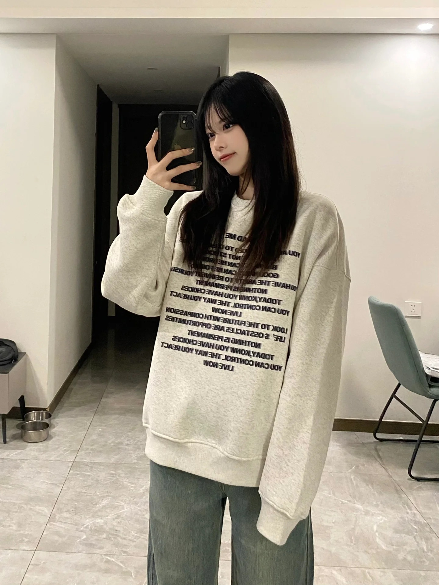 華棉複合牛奶絲310克銀狐絨400克圓領衛衣女