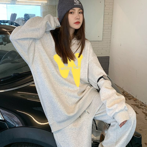 2023 autumn and winter new style leggings, loose casual sweatshirt, long-sleeved two-piece sportswear