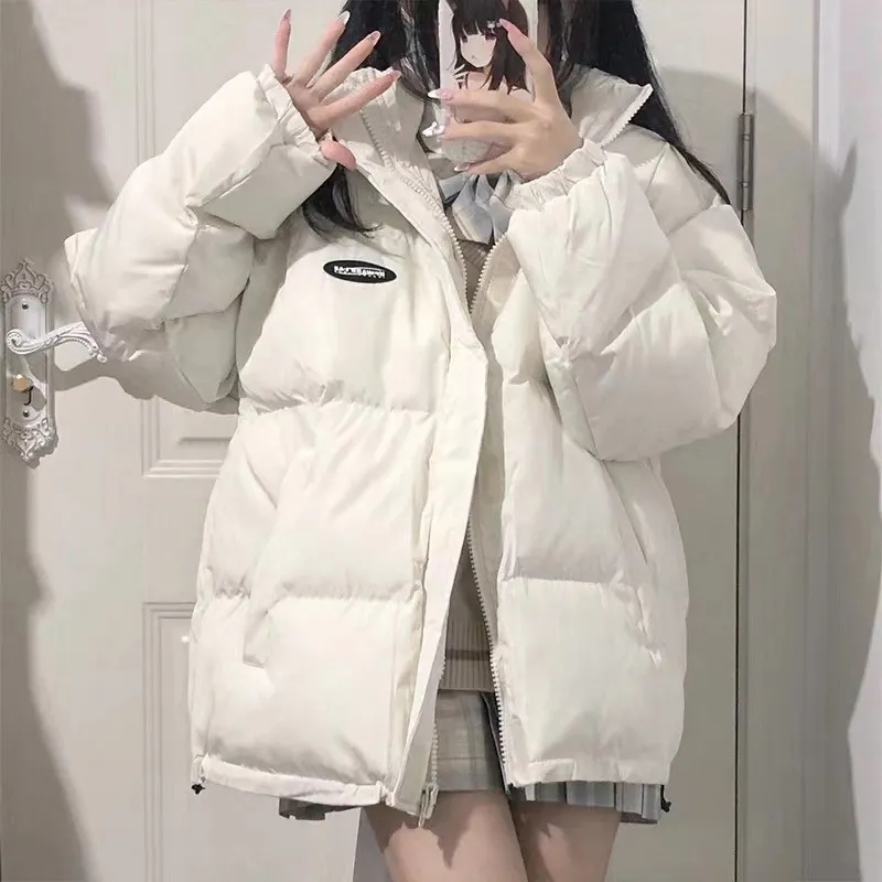 羽絨棉服女冬季2023年新款韓系oversize小個子棉衣棉襖麵包服外套
