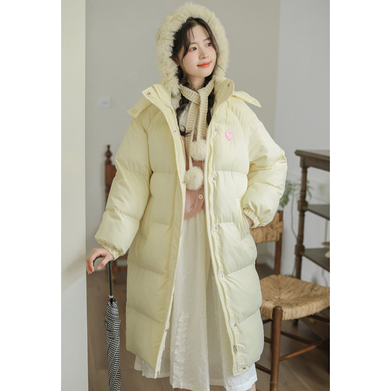 不低於239實拍韓系甜棉衣過膝加厚棉服羽絨外套