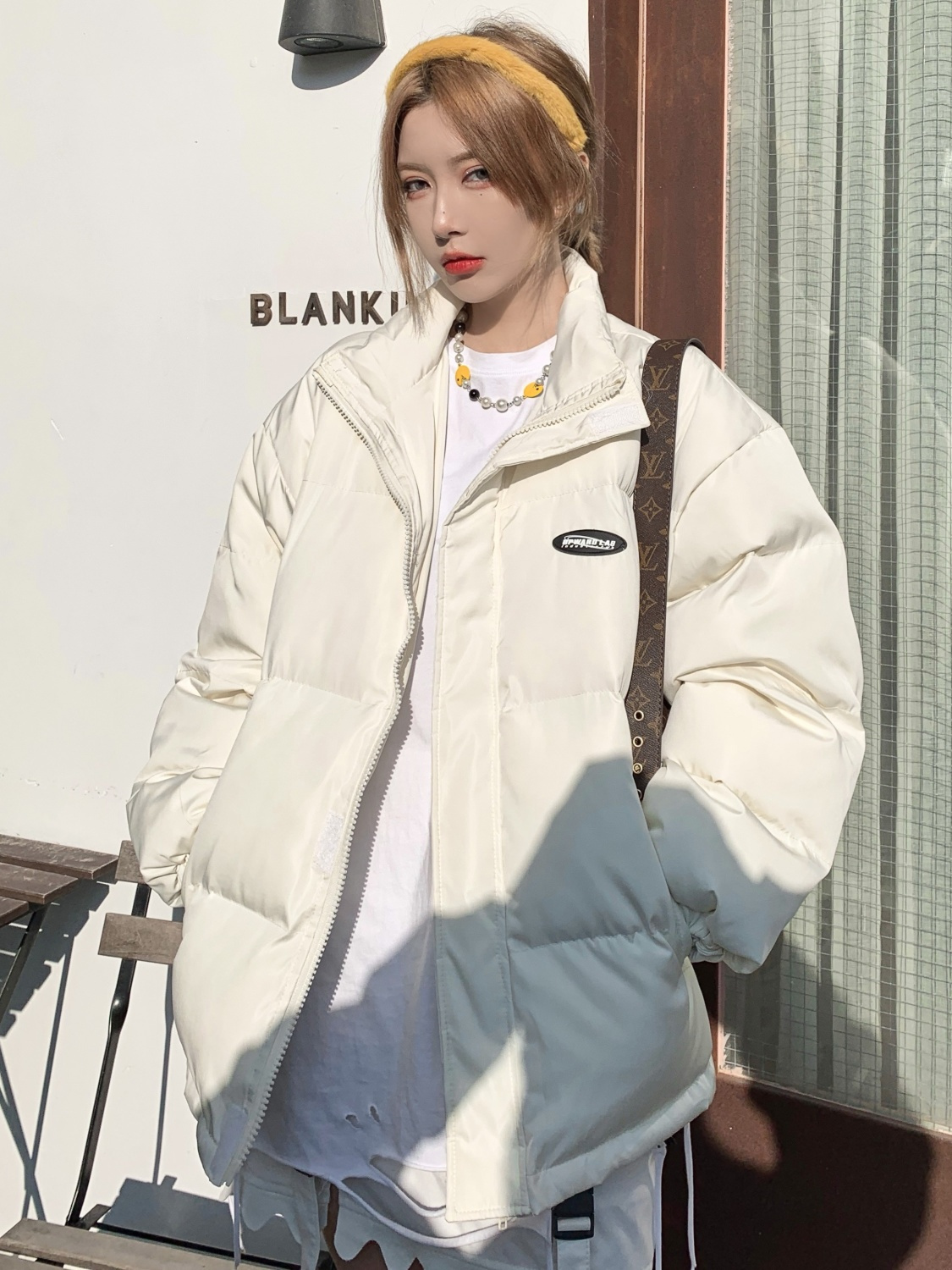 實拍棉服女外套韓版短款麵包服小個子大碼港風寬鬆羽絨服學生胖MM
