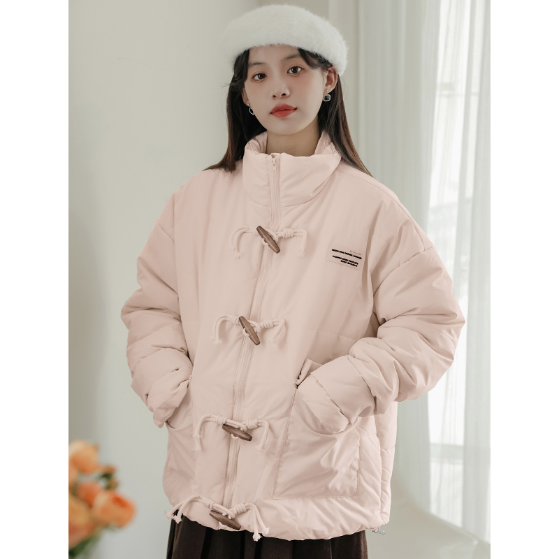 不低於239實拍秋冬溫暖甜美小個子短款棉服外套