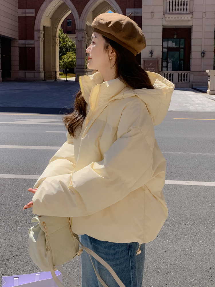 Small women's winter 2023 new Korean design down cotton coat student short cotton jacket