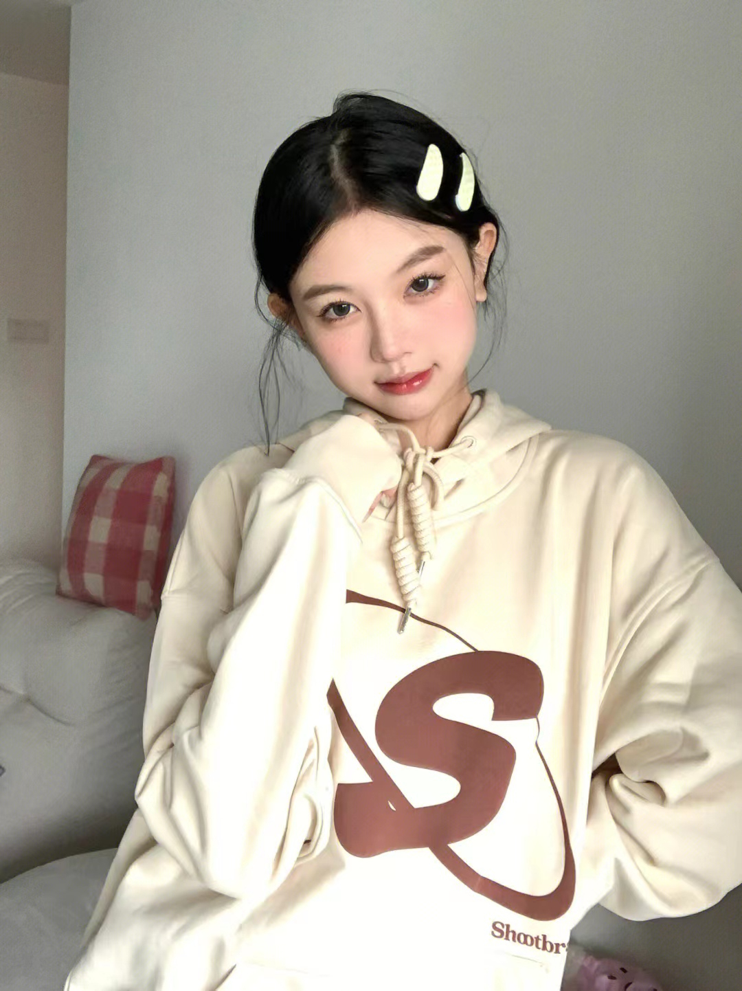 250g plus fleece / hooded sweatshirt for women autumn and winter sweatshirt with fleece