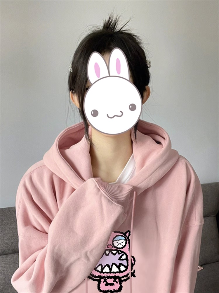 華棉複合牛奶絲310克銀狐絨400克連帽衛衣女