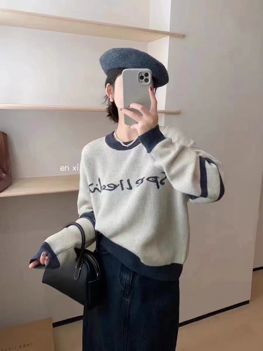 上衣長袖時尚款百搭簡約