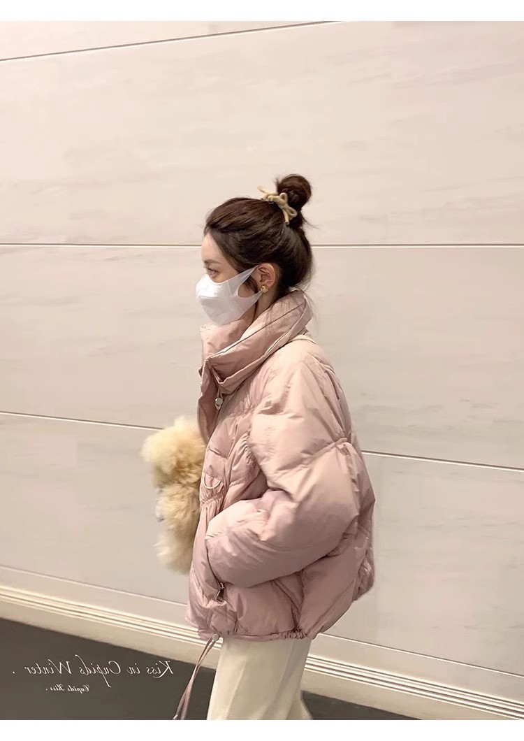 csk cupid ice ice bread white short down jacket women's new thickened 90 white duck down jacket winter