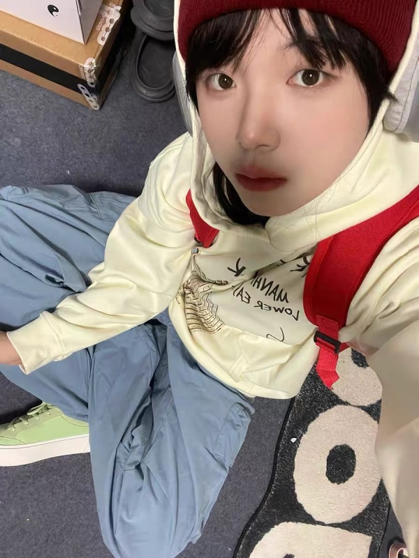 珊沫秋冬新品美式連帽衛衣重磅設計感外套ins情侶小眾連帽衫男女